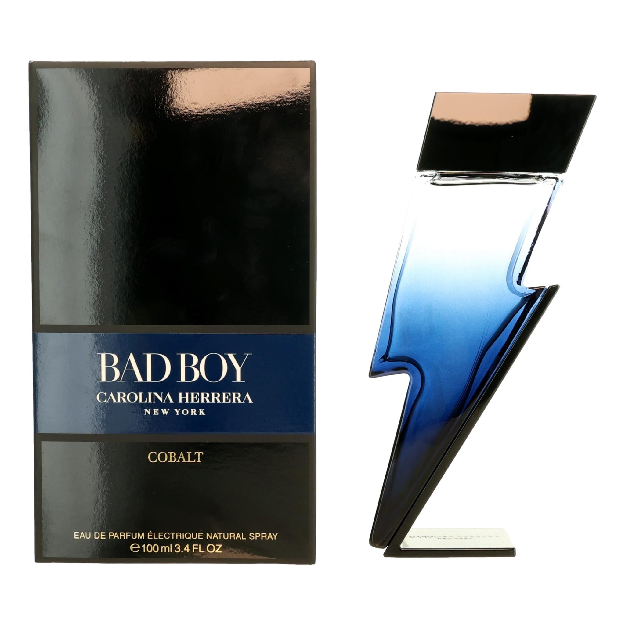 Photo of Bad Boy Cobalt by Carolina Herrera, 3.4 oz EDP Electrique Spray men